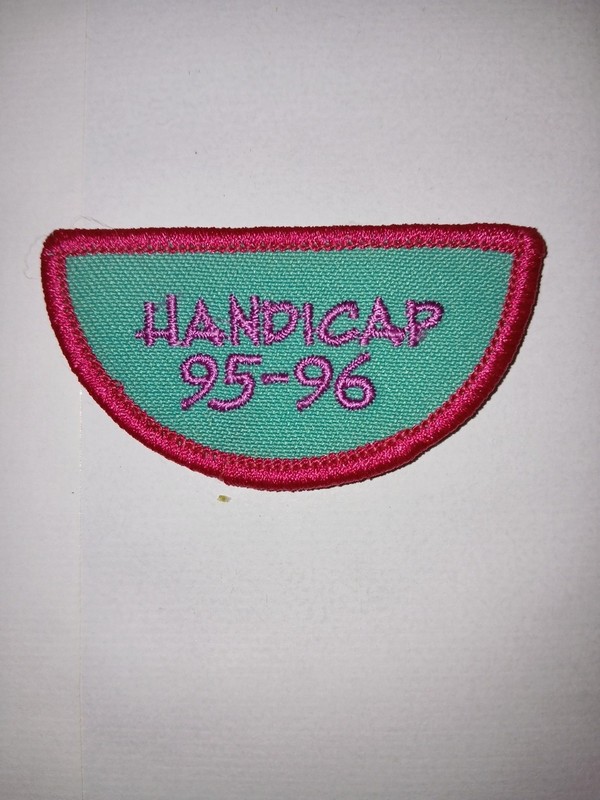 Vintage 1995-96  Bowling Patch Handicap 