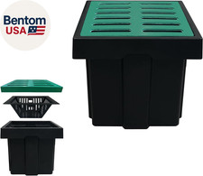 Catch Basin for Drainage with Fiber Glass Grate-18X18X15 In. Large Drainage Basi