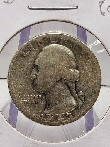 1943-D Washington Quarter Raw good (Details)