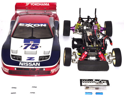 Tamiya TA02 Fully Modified Nissan Z EXON 75 1/10 RC Touring Car Vintage Japan
