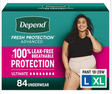 Depend Fresh Protection Advanced Underwear for Women Large / X Large 80-ct  CWS