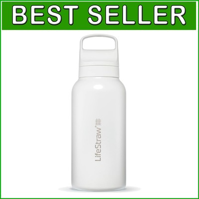 Advanced 2-Stage Filtration Travel Bottle - Ensures Safe Drinking Water Anywhere
