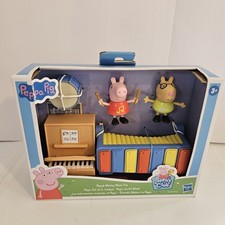 Peppa Pig Peppa's Adventures Making Music Fun Figure Piano Drum Xylophone Set