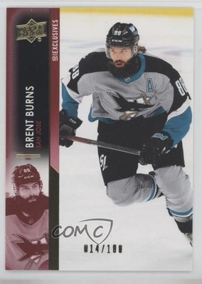 2021-22 Upper Deck Series 1 Exclusives /100 Brent Burns #147 0k2j