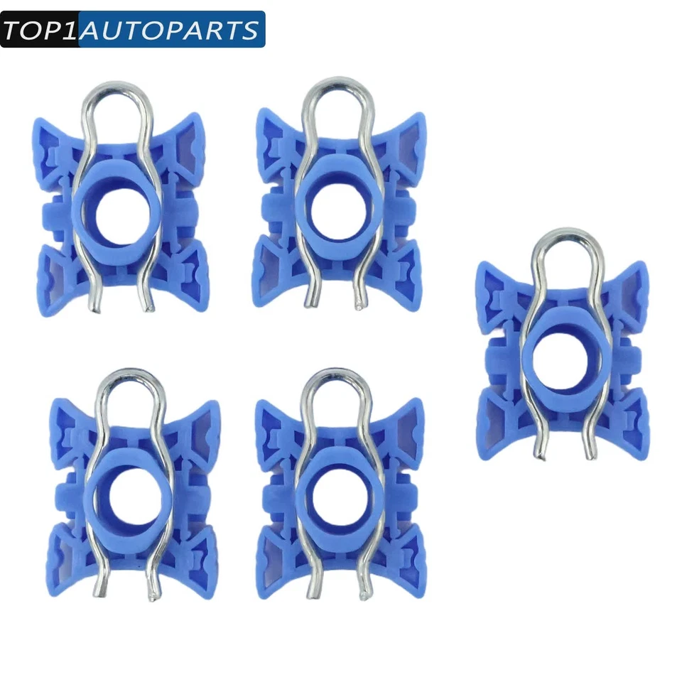 Clips de pivote deslizantes regulador de ventana 5 piezas para BMW 325is 328i 328is 51321938884 Foto 2 de 4