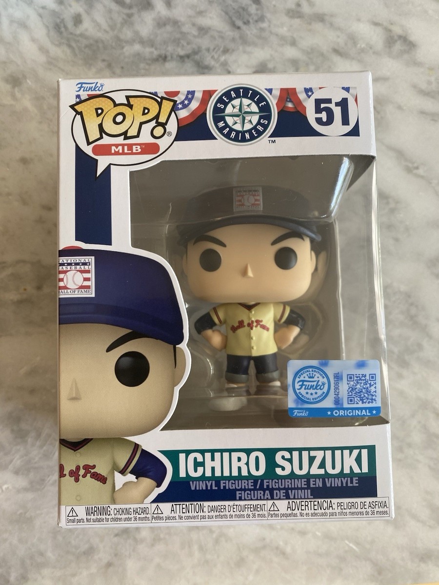 記念グッズ FUNKO POP!  MLB ICHIRO SUZUKI 🔱 Ichiro Suzuki Bobblehead Seattle Mariners HOF Funko Pop 8