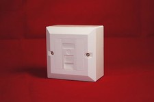 10 x Cat5e ETHERNET Kit, x10 Faceplate, x10 Backbox, 10 Module ,20 x 1/4 Blanks 