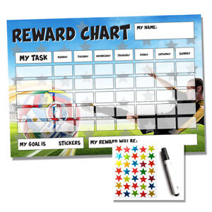 Football Sticker Chart