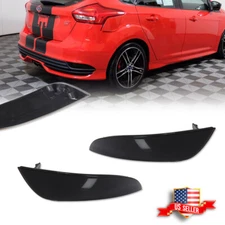 2PCS Smoked Lens Rear Bumper Bar Reflector Lights For 15-18 Ford Focus Hatchback