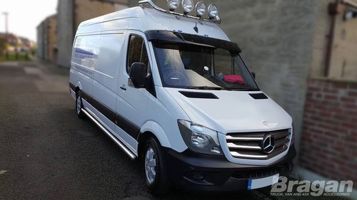 Visière pour Mercedes Sprinter 2014 - 2018 Fumé Acrylique Couleur Van - Imagen 10 de 11