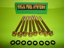 Holley 4150 4500 Carburetor Bowl Screw 8pk Wnylon Washers 650 750 850 1050 More