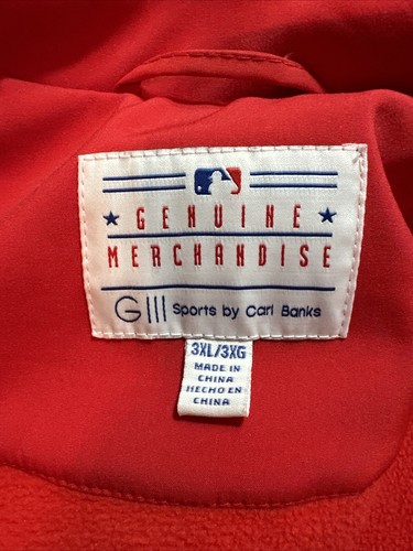 Giacca Uomo 3xl Stl Cardinals Soft Shell Rosso G-III Sport Carl Banks Braccio Tasca - Foto 13 di 20