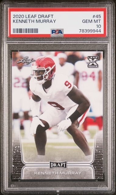 Kenneth Murray Leaf Draft #45 Base