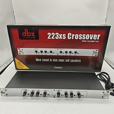 DBX By Harman 223xs Crossover Stereo 2-Way / Mono 3-Way in Box w/ Manual US