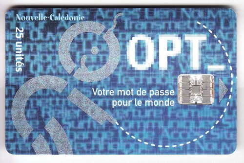 NOUVELLE CALEDONIE TELECARTE / PHONECARD .. NC80 25U SC7 OPT MILLENIUM 8NR C.12€ - 第 1/1 張圖片