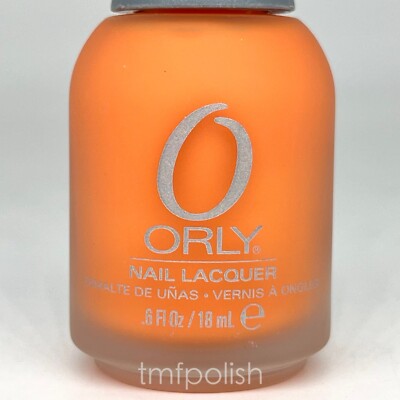 Brand New Orly Nail Polish - Old School Orange (Matte) - Full Size