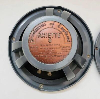 【動作良好】GOODMANS TWIN AXIETTE 8 スピーカーユニット Yahoo!オークション - GOODMANS TWIN AXIETTE 8 スピーカー
