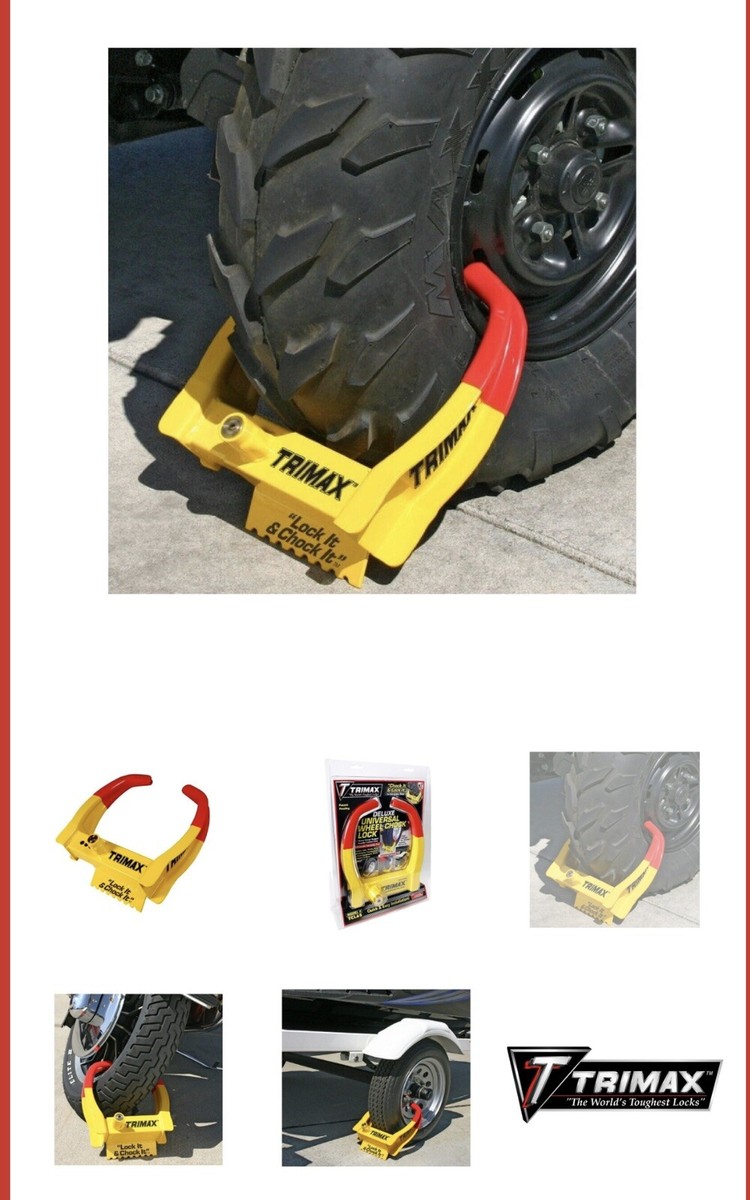 Trimax TCL65 Deluxe Universal Wheel Chock Lock 6