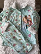 Disney Princess Girls Sz. 8 Two Piece Soft, Warm Pj Set. Cute, Fun