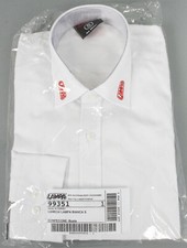 Lampa Mens Shirt White Size S Kent Collar Long Sleeve Workwear B8-99351