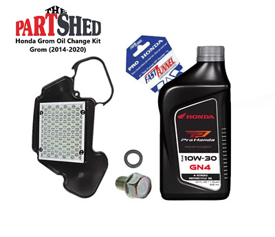 OEM Honda Oil Change Kit W/ Air Filter Honda Grom 125 (2014-2020)