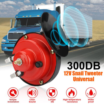 300DB Super Train Horn Air for Trucks SUV Car Boat Motorcycle Electric 12V