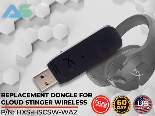 HyperX Cloud Stinger Wireless Dongle HXS-HSCSW-WA2 Works With Cloud Stinger 2