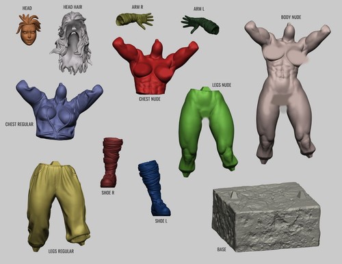 Kit Modelo Proxy Mage Noi Para Fans Dorohedoro Prueba de Artista Anime Figura Fantasía - Imagen 11 de 11