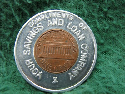 1809-1959 Green Township Ohio Sesquicentennial ENCASED Coin W