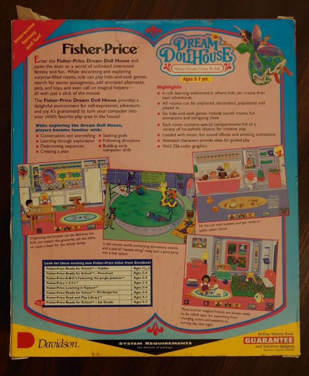 Fisher price dream dollhouse computer best sale game