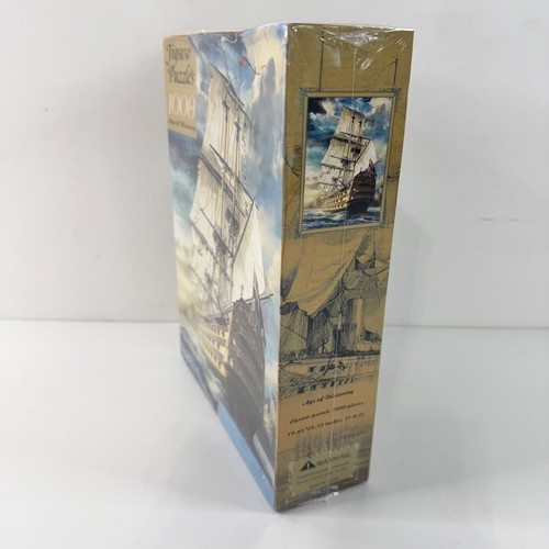 1000 Piece Tall Ship Age of Discovery Wooden Puzzle INGOOOOD IG-0398 *Sealed - Picture 6 of 14