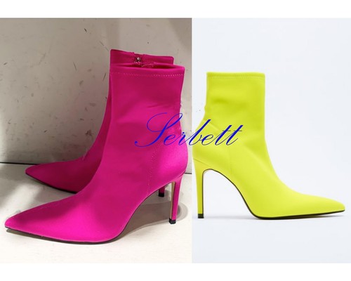 zara fabric ankle boots