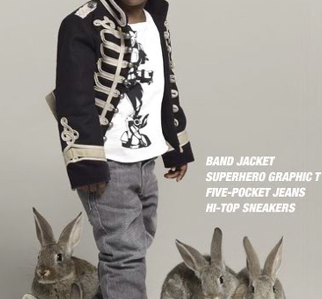 STELLA MCCARTNEY GAP Kids Baby Band Military Jacket Boy Girl