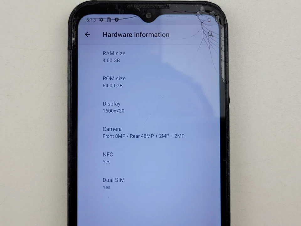 Motorola Defy (2021) (XT2083-8) 64GB (GSM Desbloqueado) Doble SIM - AGRIETADA - H0927 Foto 4 de 4