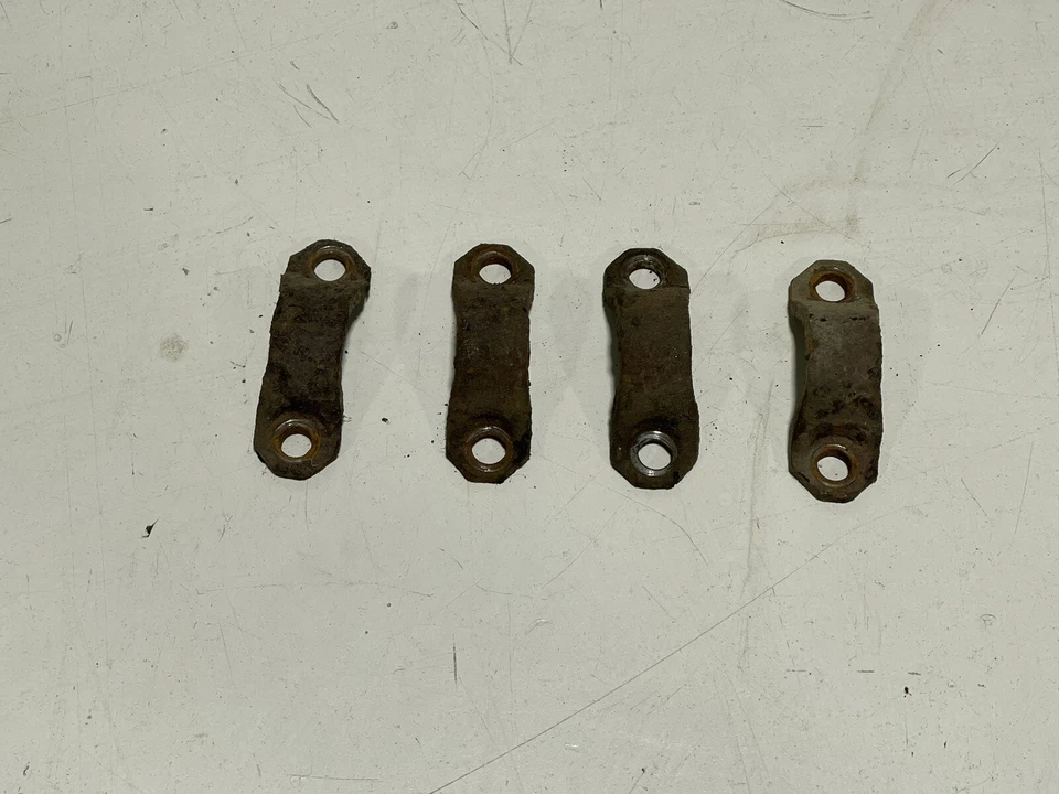 97-06 Jeep Wrangler TJ Driveshaft Hardware Bolts Yoke Straps OEM Set of 4 CC - Image 3 of 4