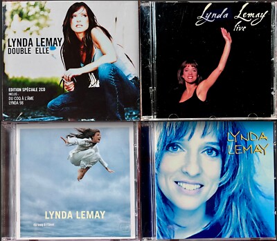 3 CDs von Lynda Lemay Live & Double Elle (inkl. Vom Hahn zur Seele, Lynda 98), sehr guter Zustand+