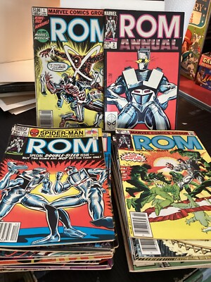 52 COMIC LOT ROM SPACEKNIGHT #3-74 + ANNUAL 1&2 MARVEL 1979