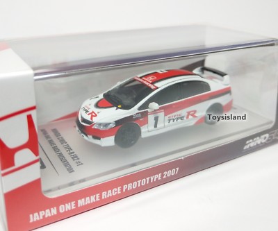 INNO64 1/64 HONDA CIVIC TYPE-R FD2 #1 JAPAN ONE MAKE RACE