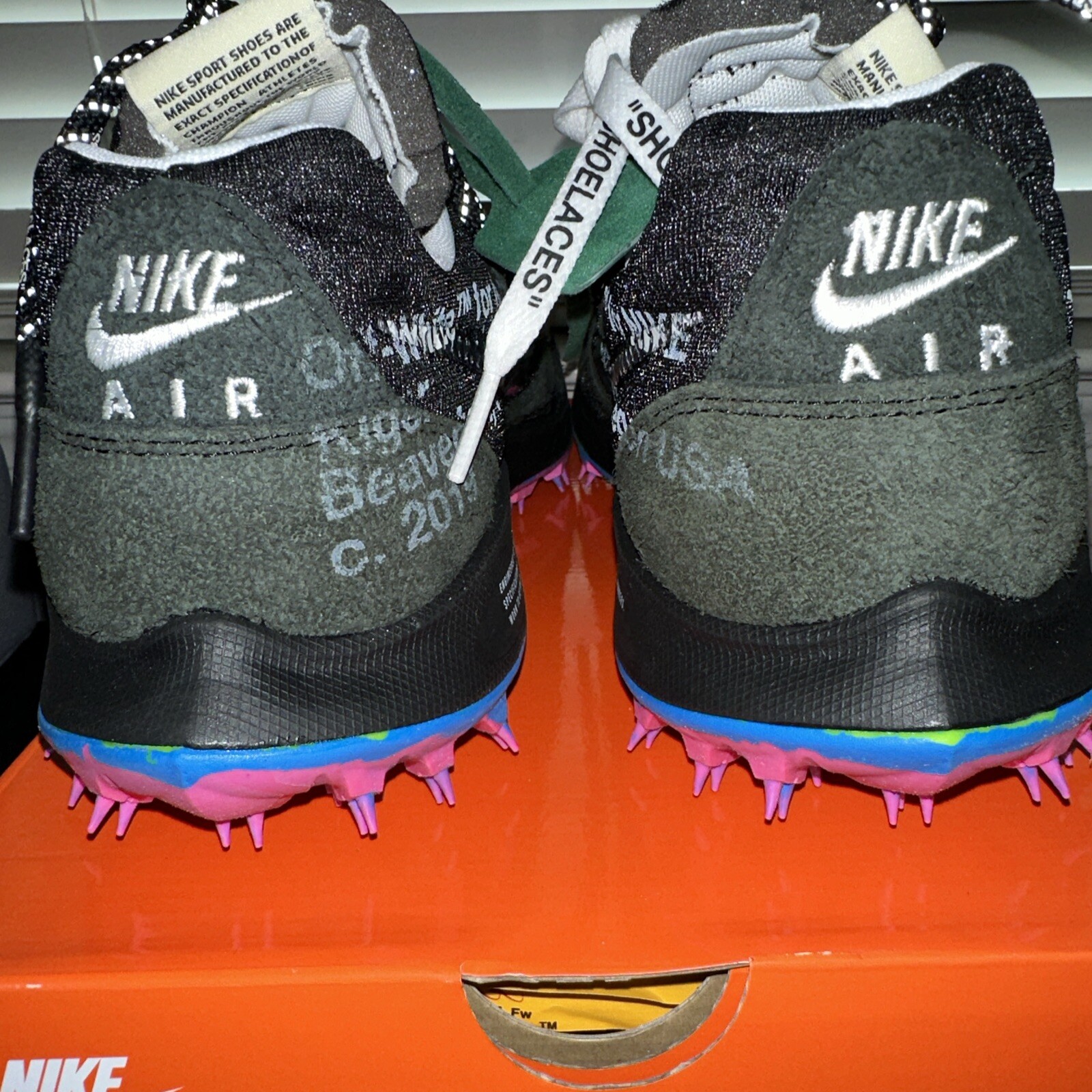 OFF WHITE X NIKE Taglia 13 5 Nike bianco sporco x Air Zoom Terra Kiger 5 atleti in corso nero