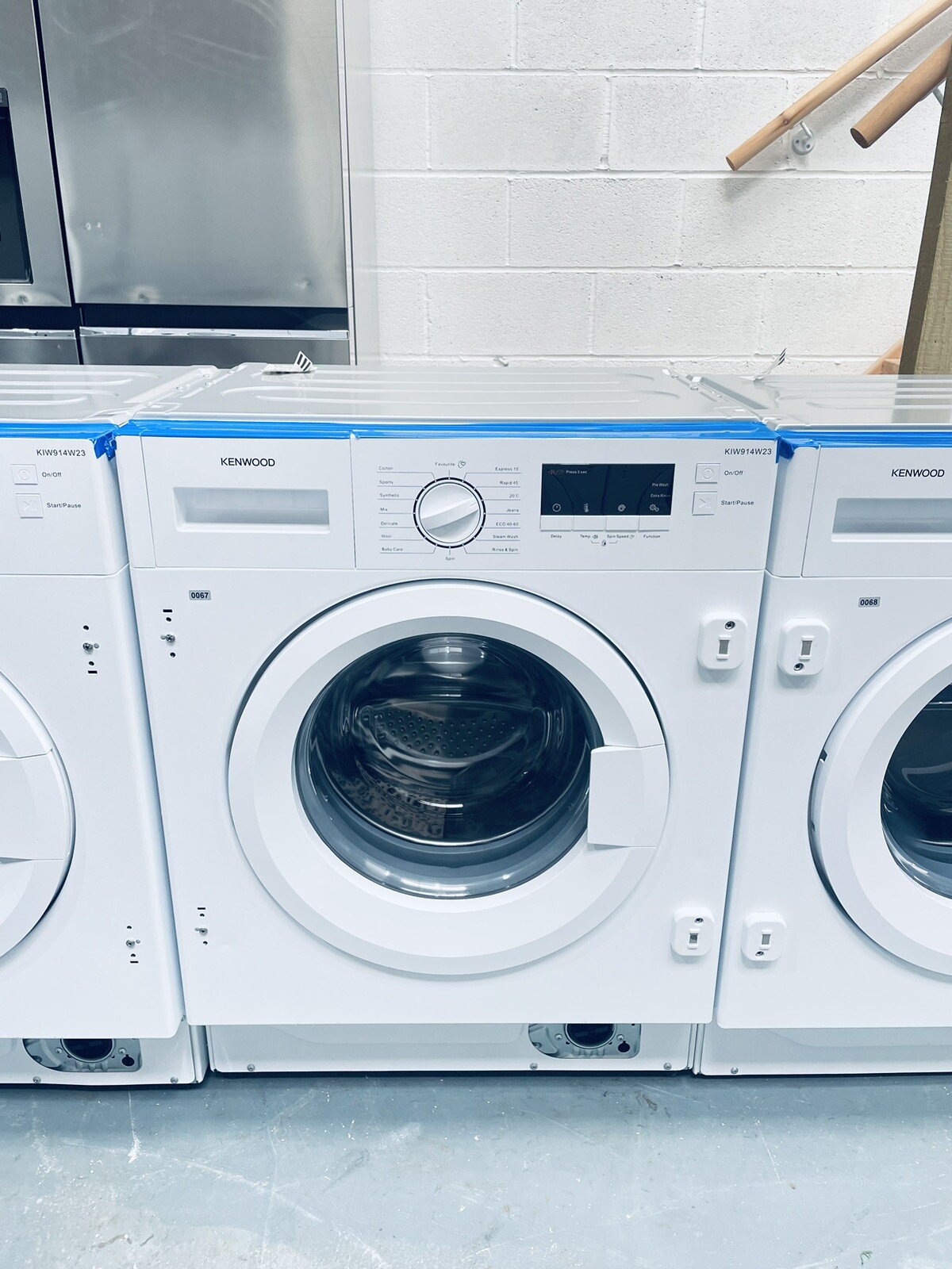 KENWOOD KIW914W23 Integrated 9 kg 1400 Spin Washing Machine/ ENERGY A