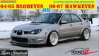 *NEW MOLD 02-07 Subaru Impreza WRX STi Karlton Style Wide Body Fender Flares USA