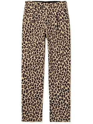 パンツ WACKO MARIA LEOPARD PLEATED TROUSERS L s-l400.jpg