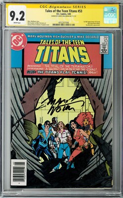 Tales of the Teen Titans #53 CGC SS 9.2 (May 1985, DC) Signed by Marv Wolfman