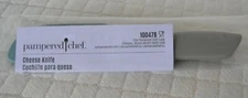 Pampered Chef  ~NEW~ CHEESE KNIFE - Cuts - Shaves - Safety Cover - Ergo Handle