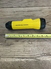 Vintage Consolidated Rail Corporation Heavy Duty Fulton Plastic Flashlight