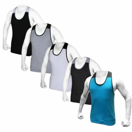 Cotton Blend Fitness Tops & Jerseys for Men