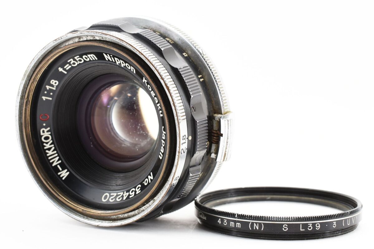 Nikon Nippon Kogaku W-Nikkor C 35mm f1.8 Lens for Nikon S Nikon Nippon Kogaku W-Nikkor C 35mm f1.8 Lens for Nikon S