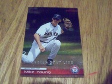 MIKE YOUNG  2004  DONRUSS CAREER STAT LINE  137/277  BASEBALL CARD