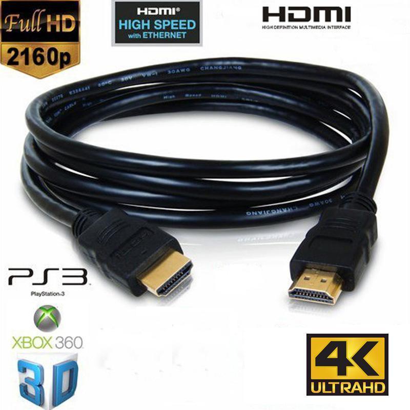 CAVO HDMI 1.4 1,5 METRI TV VIDEO PS3 XBOX360 SKY BLU-RAY FULLHD 4K 3D ETHERNET