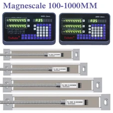 2/3 Axis DRO Display Magnescale Travel 100-1000MM Linear Scale 5um Precision,US